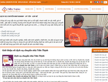 Tablet Screenshot of chuyennhatienthinh.com